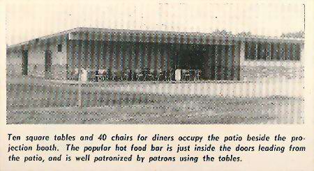 Commerce Drive-In Theatre - Commerce Snackbar 1957